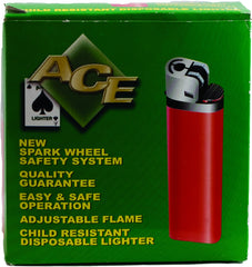 ACE - DISPOSABLE LIGHTERS - 50PC/TRAY