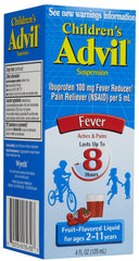 ADVIL - CHILDREN'S FEVER LIQUID 4 OZ - FRUIT FLAVORED - 6CT/UNIT