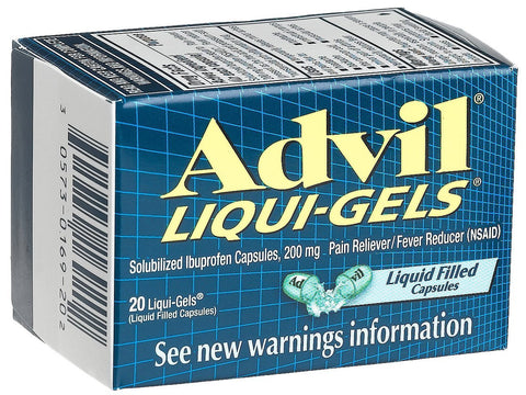 ADVIL - LIQUI-GELS 20'S - 6CT/UNIT