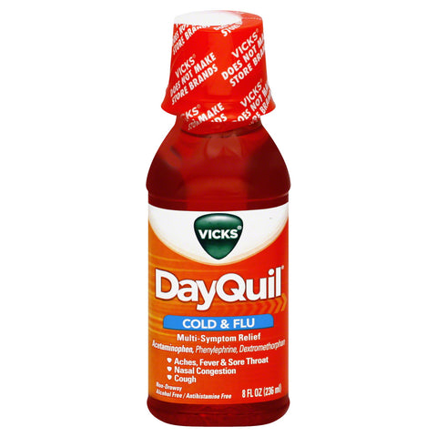 VICKS - NYQUIL LIQUID 8 OZ - CHERRY - 6CT/UNIT