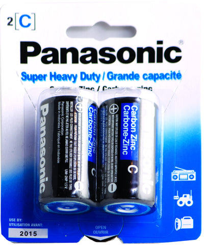 PANASONIC C-2 - SUPER HEAVY DUTY BATTERY - 12PK/BOX